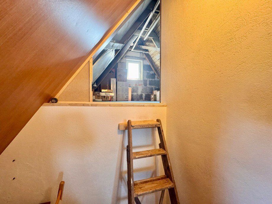 Zugang zum Spitzboden Einfamilienhaus Ueckerm�nde