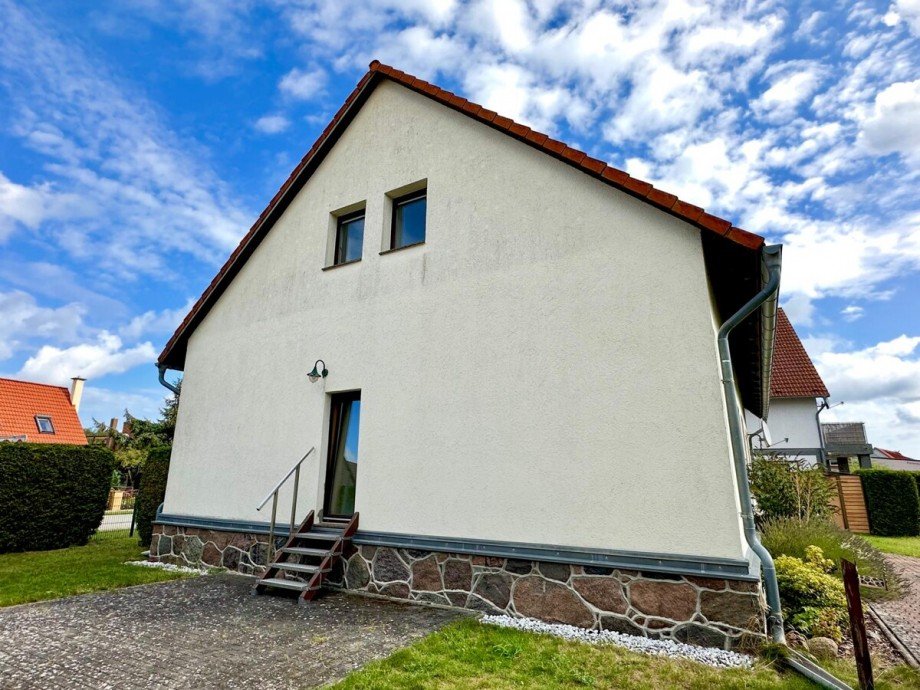 Giebelseite Haus M�nkebude