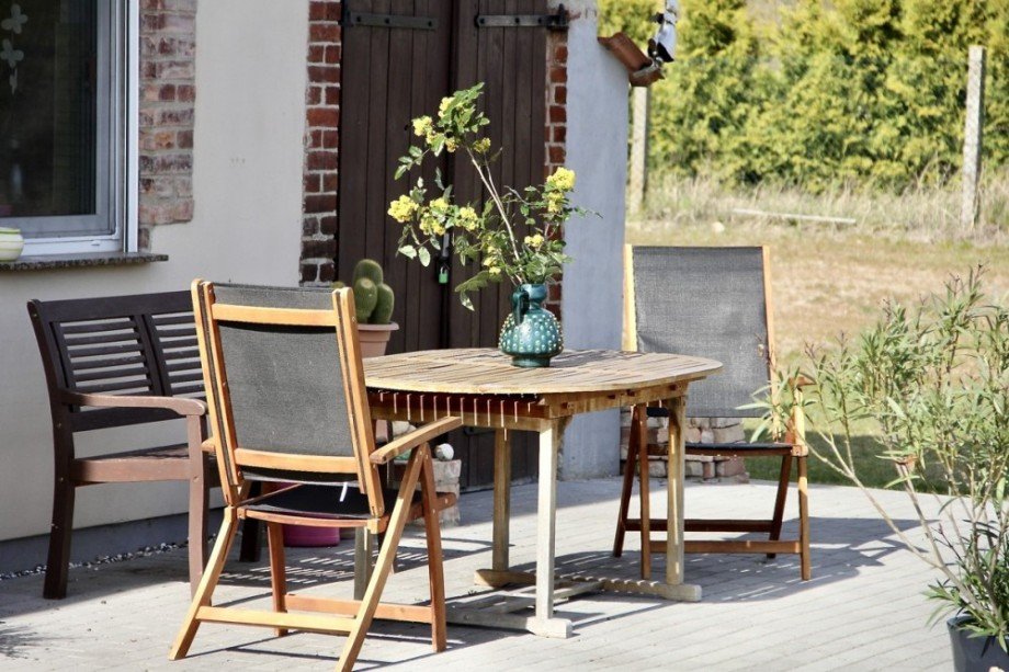 Sonnenterrasse Einfamilienhaus Viereck