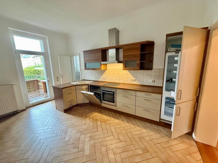 Einbauk�che Erdgeschosswohnung Neubrandenburg