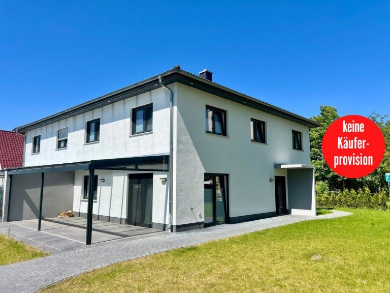 Doppelhaush�lfte Neubrandenburg Doppelhaush�lfte HORN IMMOBILIEN++ Neubrandenburg, gro�e und neuwertige Doppelhaush�lfte mit Kamin, EBK, E-Ladestation
