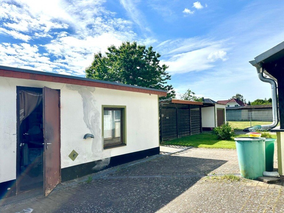 Eingang zur Waschk�che Haus Ducherow