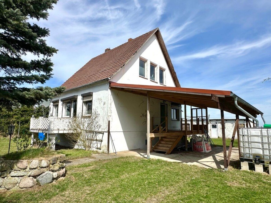 Hausansicht Einfamilienhaus Strasburg / Gehren