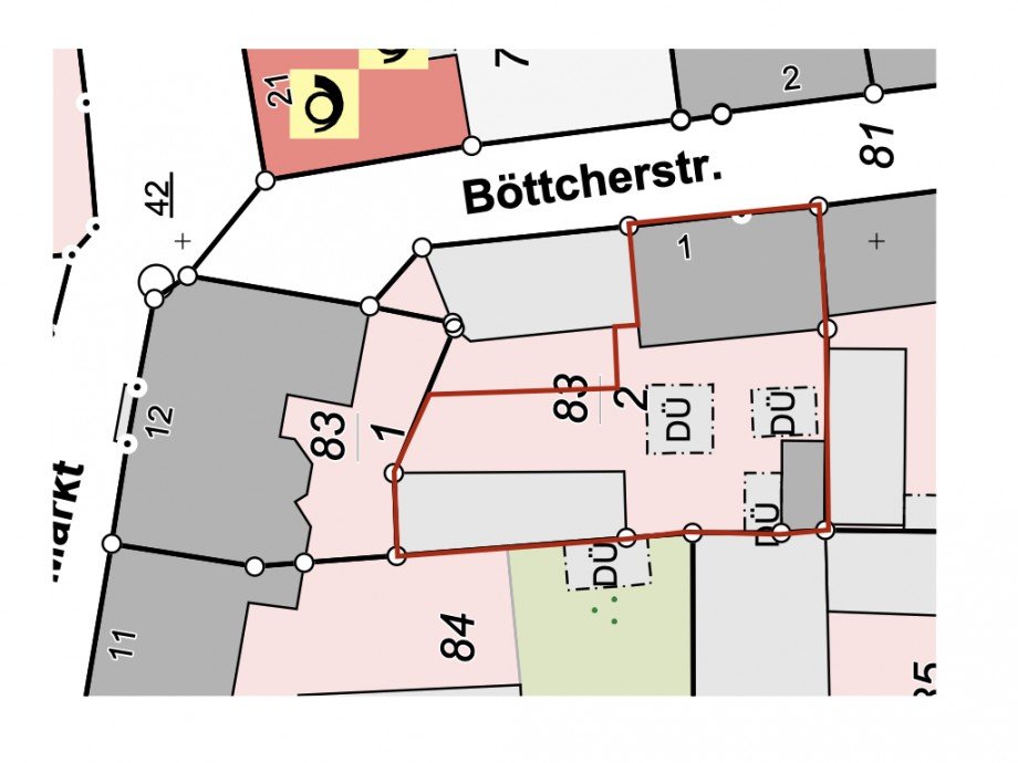 Lageplan Zweifamilienhaus Penkun