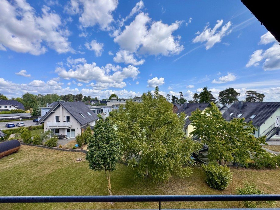 Blick vom Balkon Ferienhaus R�bel/M�ritz