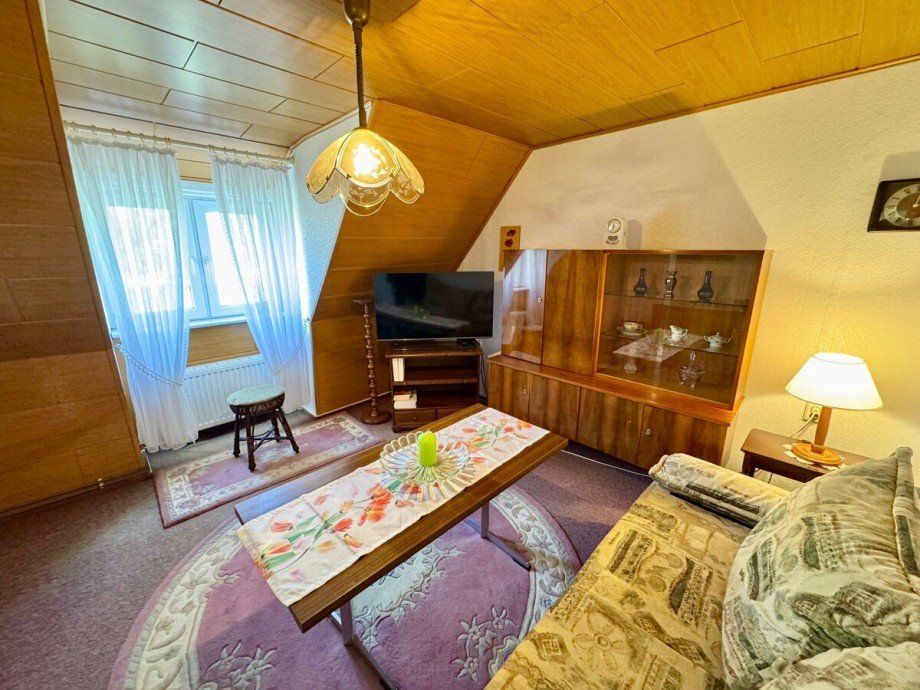 Wohnzimmer Dachgeschoss Reihenmittelhaus Neustrelitz