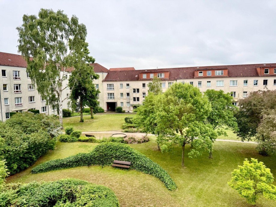 Ausblick K�che Etagenwohnung Neubrandenburg