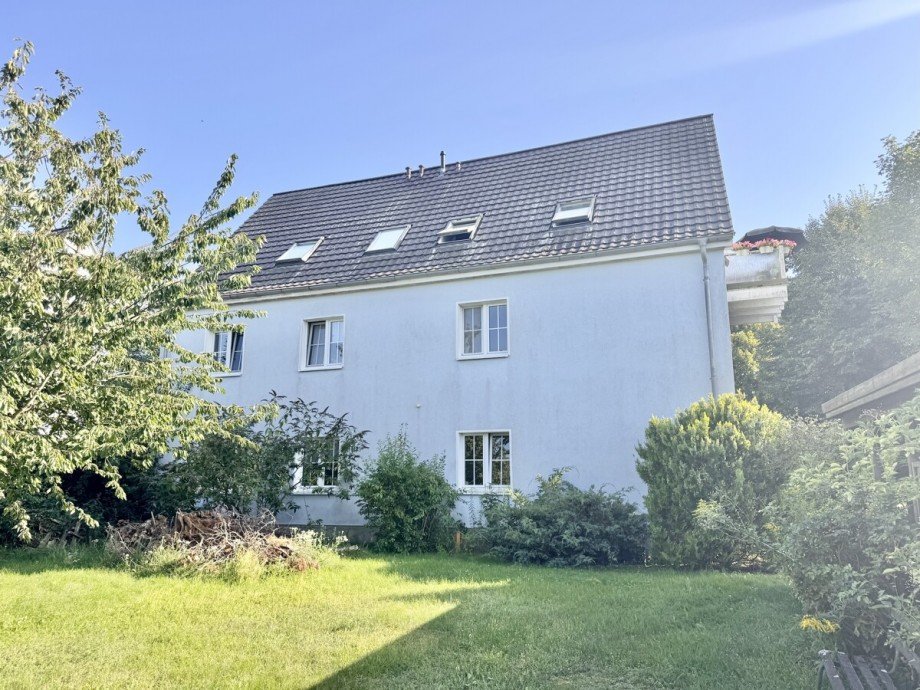 Hausansicht R�ckseite Mehrfamilienhaus Rechlin