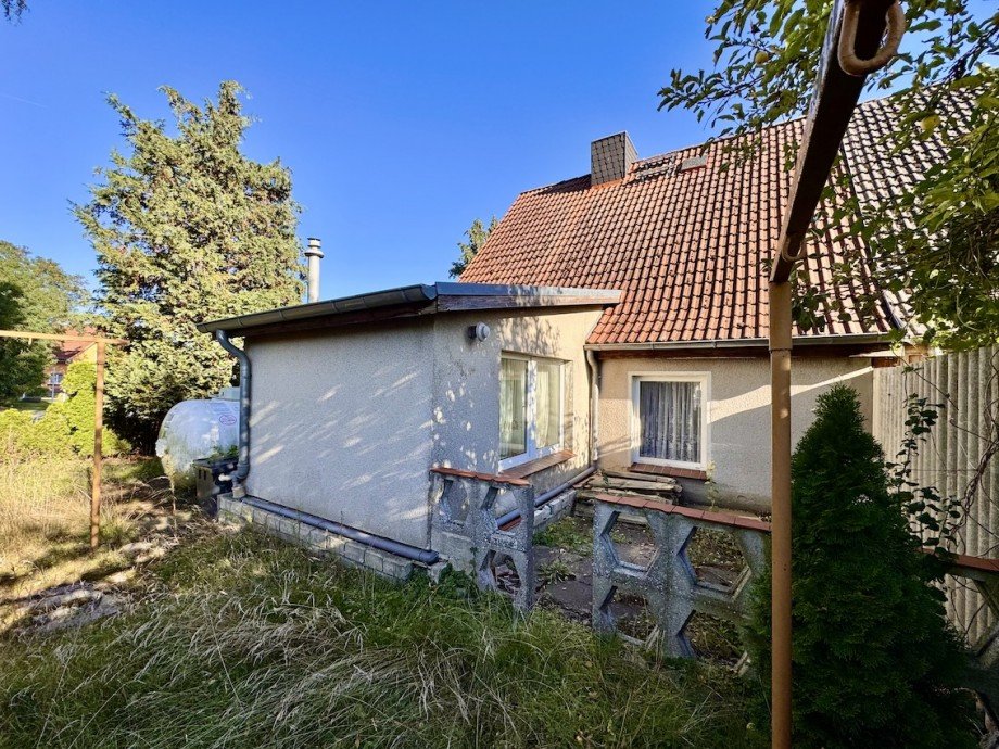 Terrasse Doppelhaush�lfte Rossow