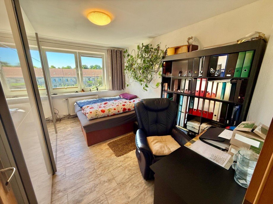Schlafzimmer Dachgeschosswohnung Neubrandenburg
