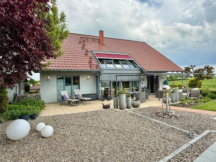 Terrasse mit Garten Einfamilienhaus Penzlin