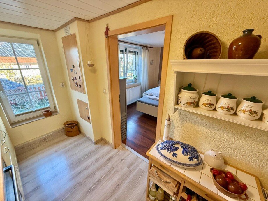 ... Zugang zum Schlafzimmer Doppelhaush�lfte Bassow