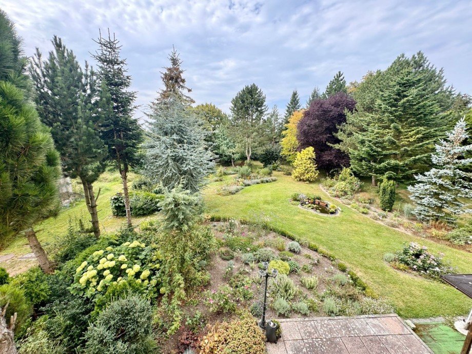 Blick aus dem Wohnzimmerfenster Haus Gro� Nemerow