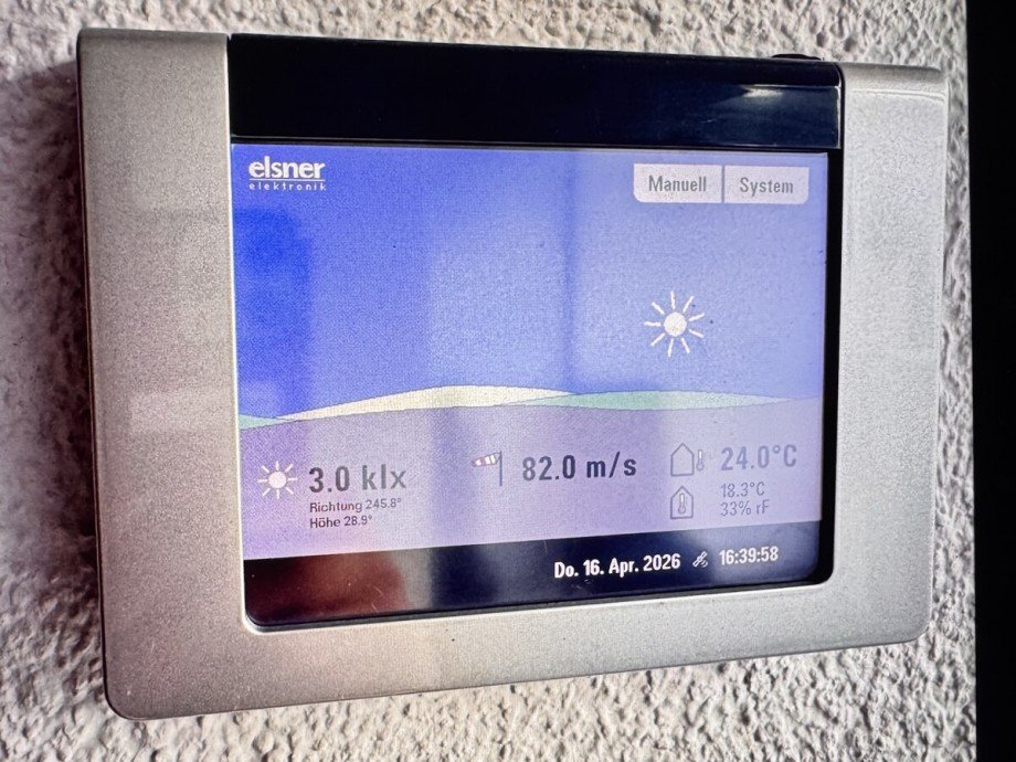 Elektrische Steuerung f�r die Markisen Einfamilienhaus Krugsdorf