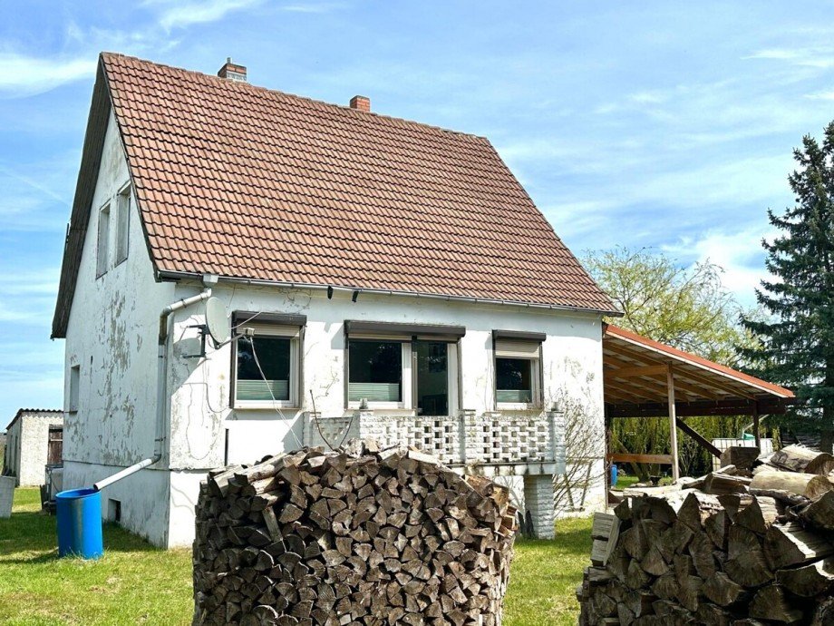 Hausansicht Einfamilienhaus Strasburg / Gehren