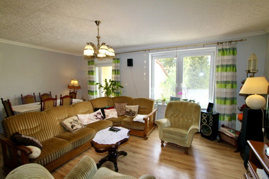 Wohnzimmer Einfamilienhaus Mescherin / Radekow