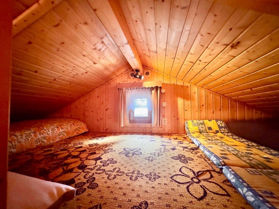 zwei zus�tzliche Schlafm�glichkeiten Ferienhaus Wokuhl-Dabelow / Carolinenhof