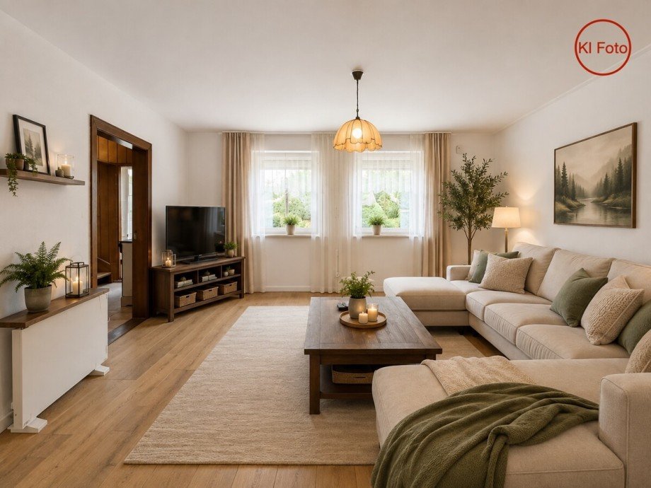 KI Wohnzimmer Doppelhaush�lfte Gartz (Oder) / Hohenreinkendorf
