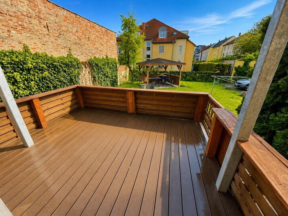 Terrasse Erdgeschosswohnung Neubrandenburg