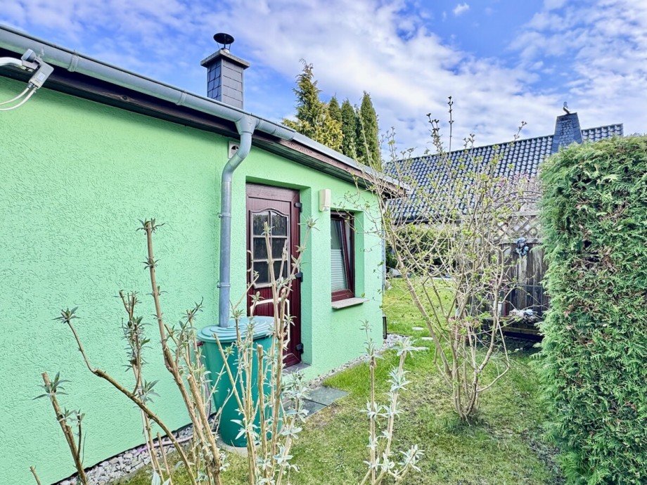 Eingang zum Abstellraum Einfamilienhaus Krugsdorf