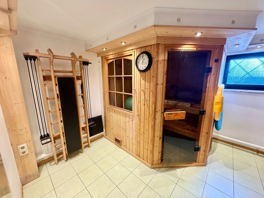 Sport- und Saunaraum Einfamilienhaus Strasburg