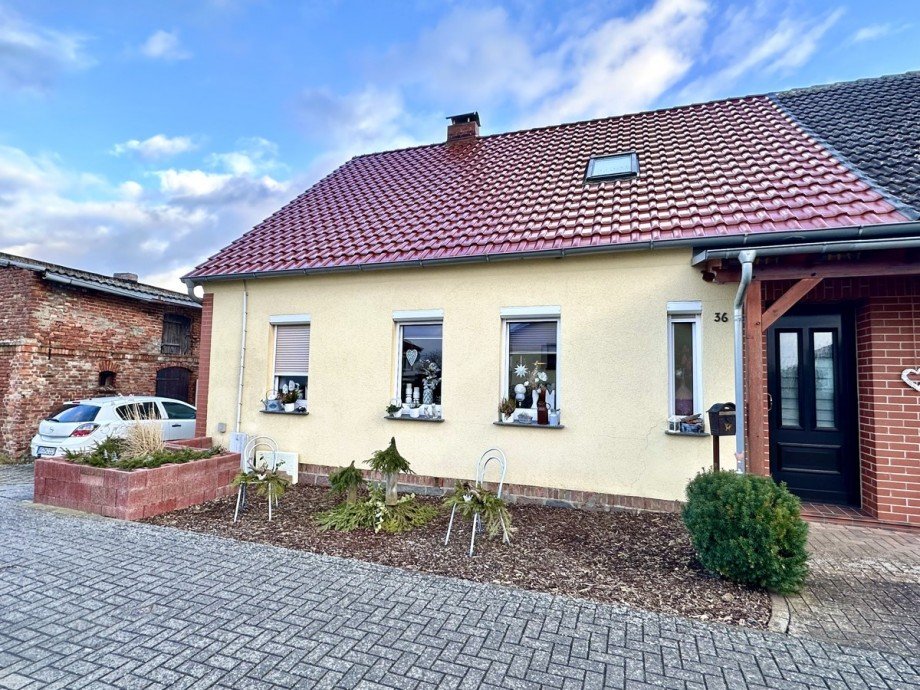 Hausansicht Doppelhaush�lfte Papendorf