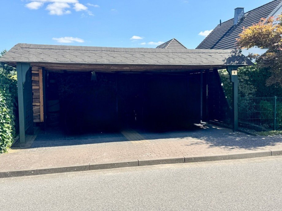 Doppelcarport Einfamilienhaus Podewall
