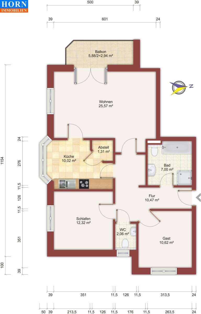  Etagenwohnung Neubrandenburg