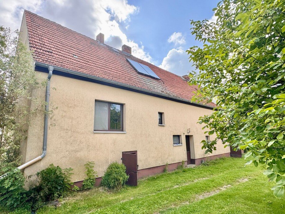 Hausansicht vom Grundst�ck Einfamilienhaus Knorrendorf / Kastorf