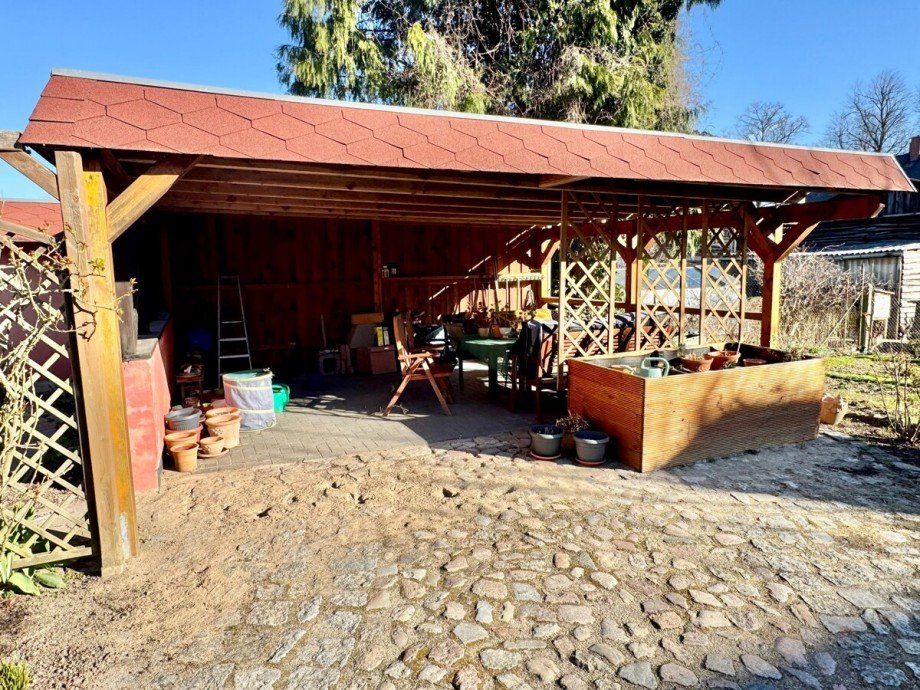 Doppelcarport Einfamilienhaus Alt Rehse