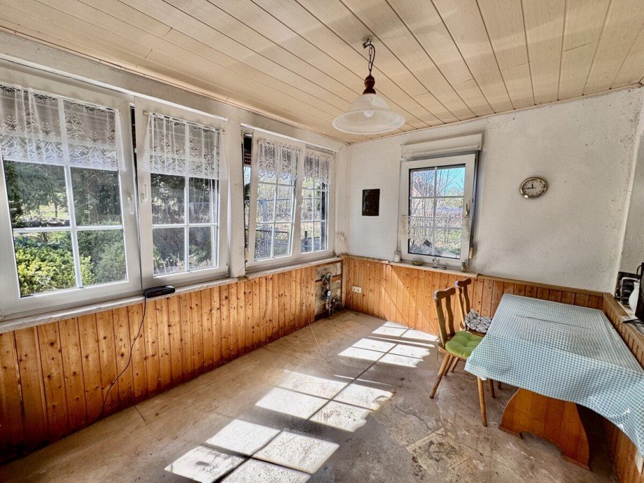 Veranda Doppelhaush�lfte Belling