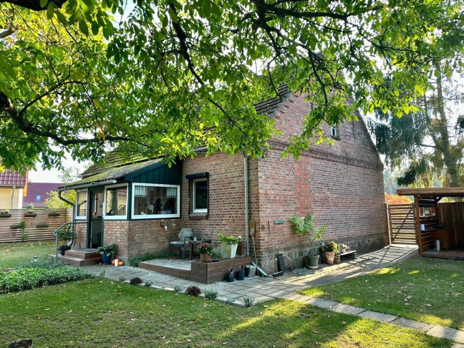 Hausansicht Hofseite Einfamilienhaus Hammer a. d. Uecker