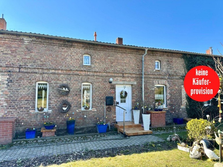 Hausansicht Uckerland / Wilsickow Reihenmittelhaus HORN IMMOBILIEN ++ gem�tliches Zuhause in Wilsickow bei Pasewalk, ruhige Lage!