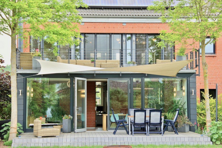 Terrasse + Hochterrasse Einfamilienhaus Neubrandenburg