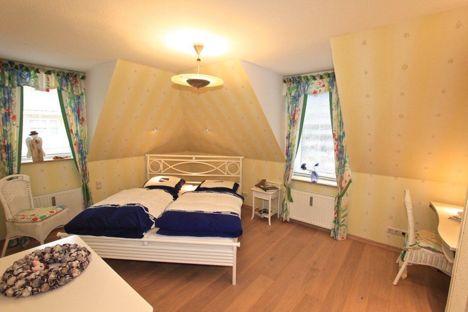 Schlafzimmer Maisonettewohnung Koserow
