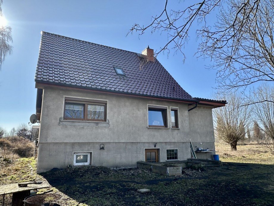 Hausansicht Hofseite Einfamilienhaus Pasewalk