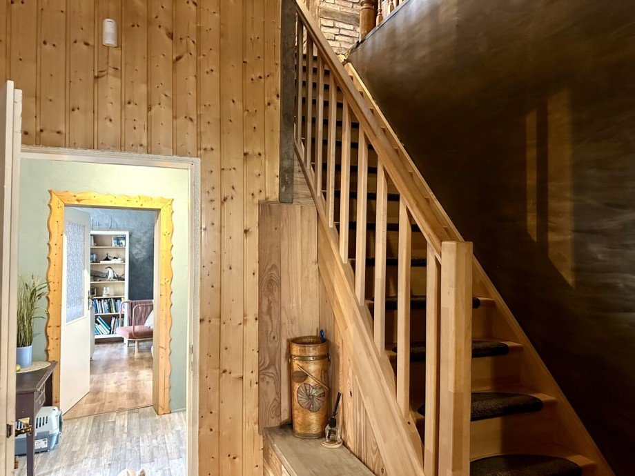 Treppe zum Dachgeschoss Einfamilienhaus Altwarp
