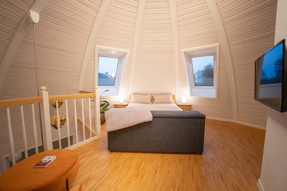 Empore offen gestaltet Ferienhaus Alt Rehse / Wustrow