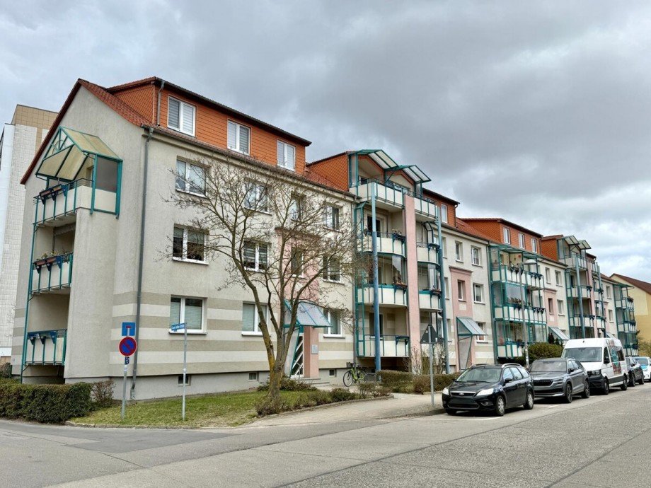 Giebelseite Etagenwohnung Neubrandenburg