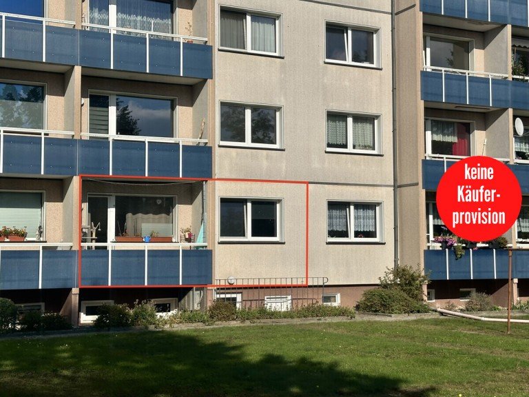 Wohnung Ferdinandshof Erdgeschosswohnung HORN IMMOBILIEN ++ vermietete 3-Raum Eigentumswohnung mit Balkon und Keller in Ferdinandshof