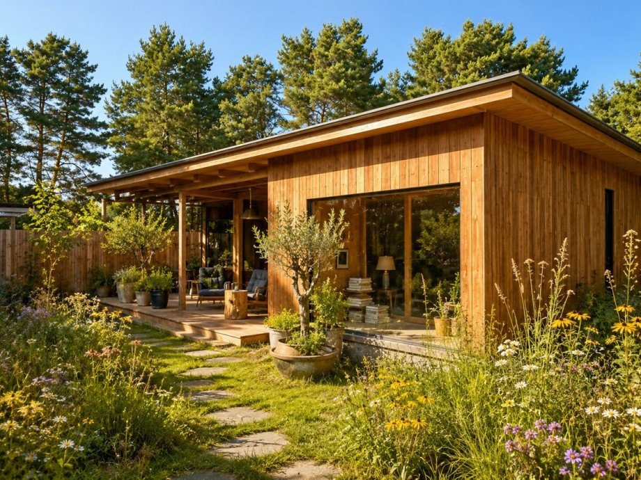 KI Gestaltungsvorschlag Ferienhaus Ahlbeck / Gegensee