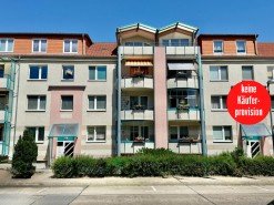 Hauptbild HORN IMMOBILIEN++ RESERVIERT! Neubrandenburg, 3-Raum Eigentumswohnung im EG mit Einbauk�che und Balkonverglasung