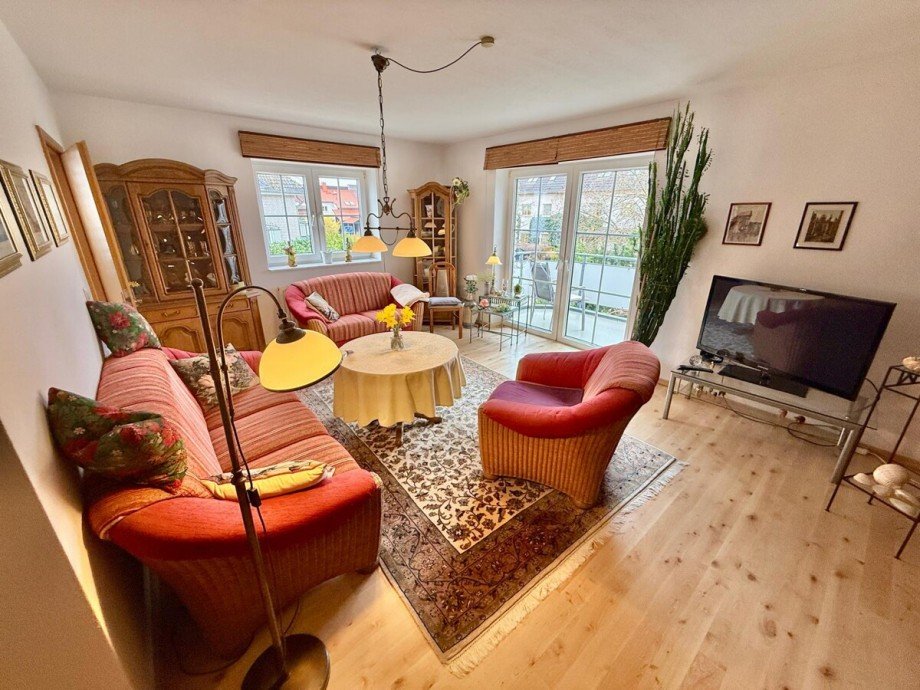 Wohnzimmer Etagenwohnung Neubrandenburg