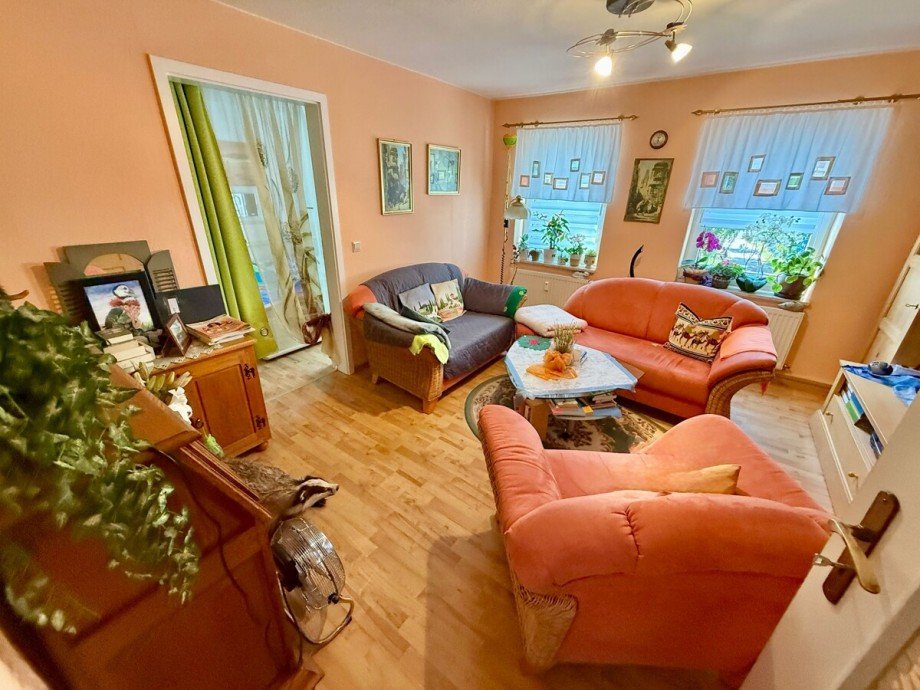 Wohnzimmer Etagenwohnung Neubrandenburg