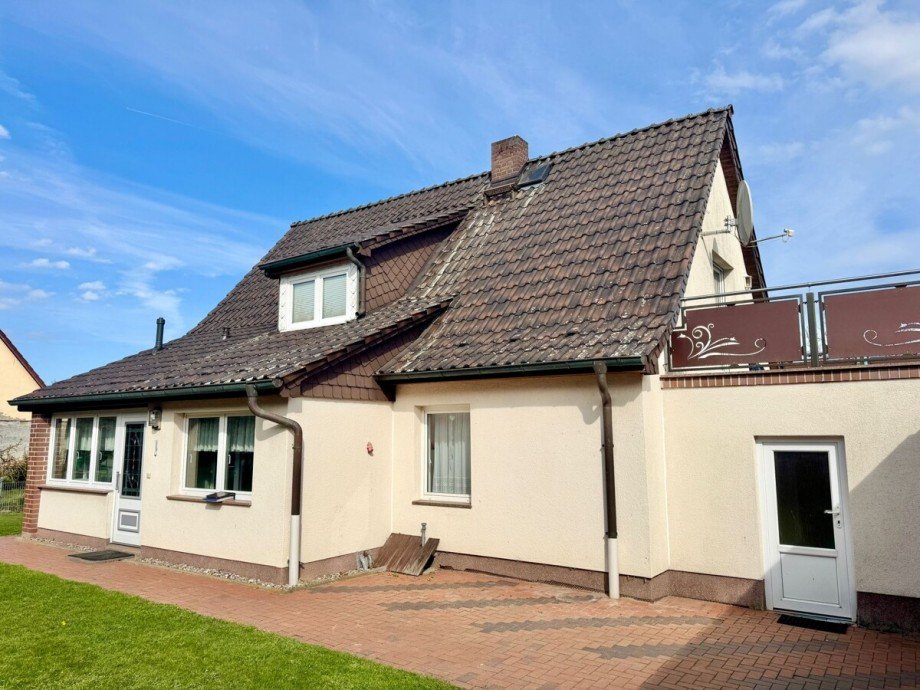 Hausansicht vom Grundst�ck Einfamilienhaus Werder OT Wodarg