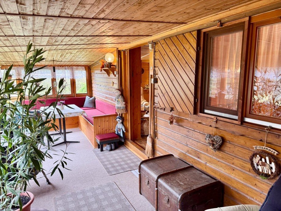 Veranda Ferienhaus Wokuhl-Dabelow / Carolinenhof