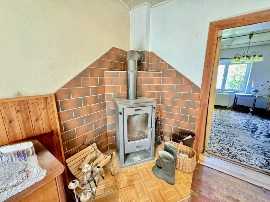 mit Kamin Doppelhaush�lfte Belling