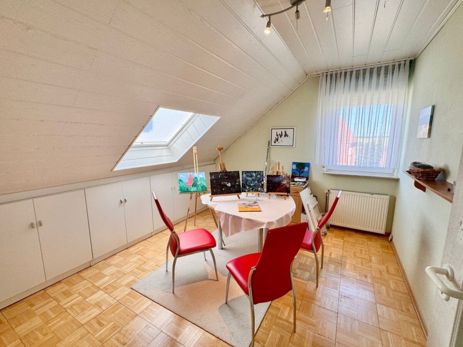 Zimmer Dachgeschoss Haus Burg Stargard