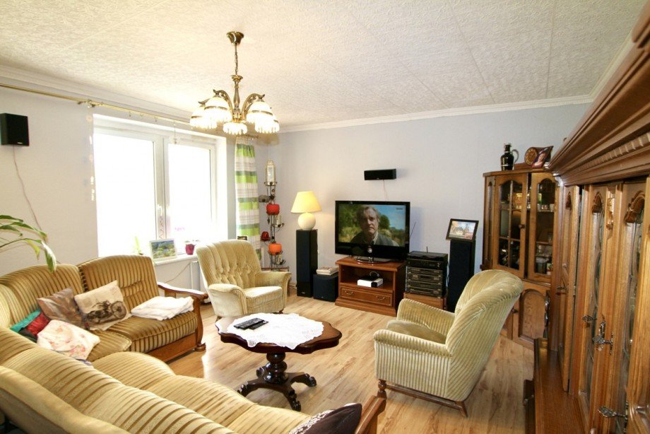 Wohnzimmer Einfamilienhaus Mescherin / Radekow