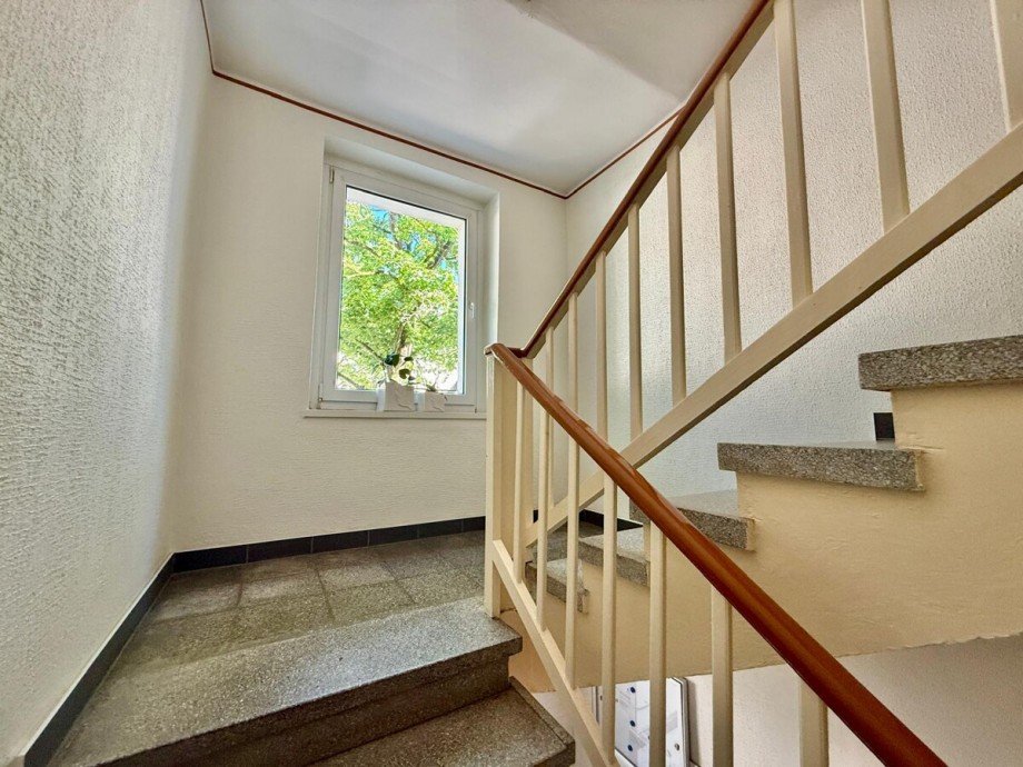 Treppenhaus Dachgeschosswohnung Neubrandenburg